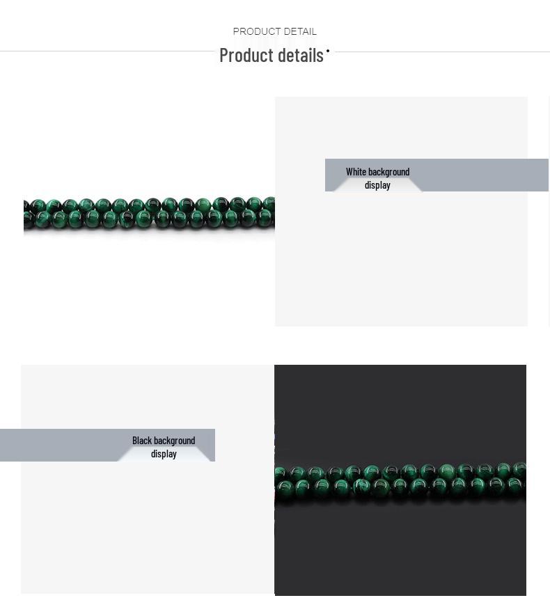 Green Tiger Eye Beaded Strands: Natural Semi-Finished Stone Jewelry Accessories