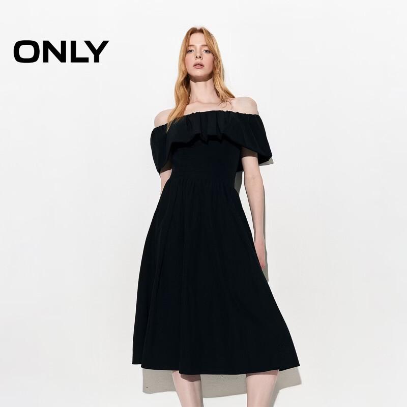 ONLY Women s 2026 Spring Ruffle Collar Pleated A-line Dress XL