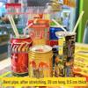 ZISIZ Individually Wrapped Bendable Disposable Plastic Straws