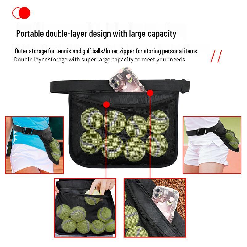 Portable Multi-Sport Ball Storage Waist Bag