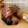 Portable Auto Folding Umbrella,Ariana Grande 8 Rib Waterproof Umbrella For Camping Commute