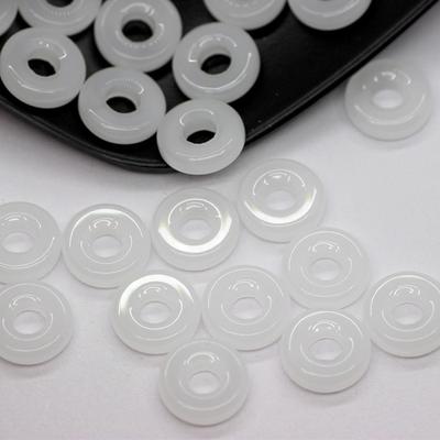 Artículos para fiestas en casa, hechos a mano, colgantes, hebillas de paz, estilo antiguo, accesorios, pulseras, pendientes, materiales de vidrio, cuentas de agujero grande de aproximadamente 12 mm, 50 unidades