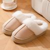 Cotton slippers medium help winter bag and indoor home warmth plush cotton shoes winter