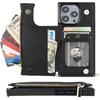 Bocasal Crossbody Wallet Case for iPhone 14 Pro with RFID Blocking Card Slot Holder, Magnetic Flip Folio Purse Case, PU Leather Zipper Handbag with