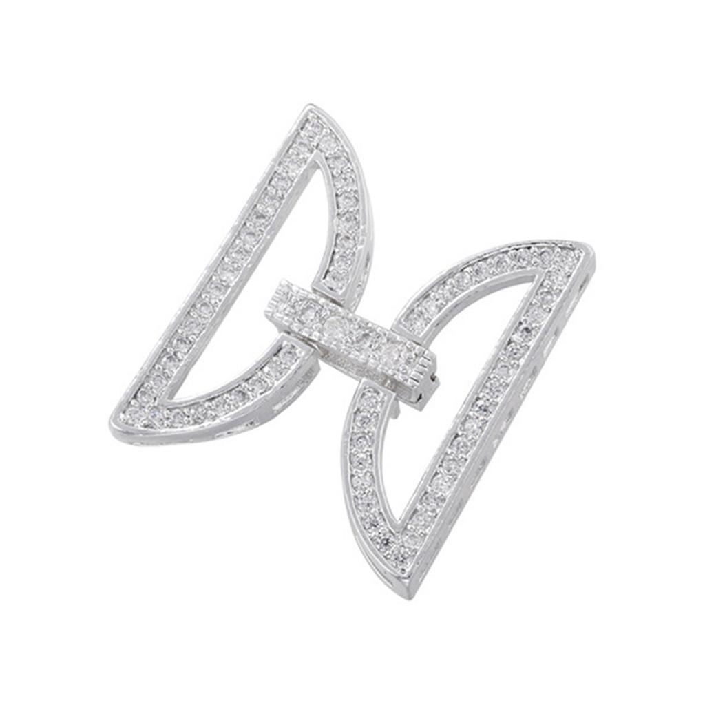 Chiusure per Gioielli con Incrostazione di Zirconi Completa Set di Accessori Versatili per Chiusure Fai da Te per Bracciale e Collana con Placcatura in Oro