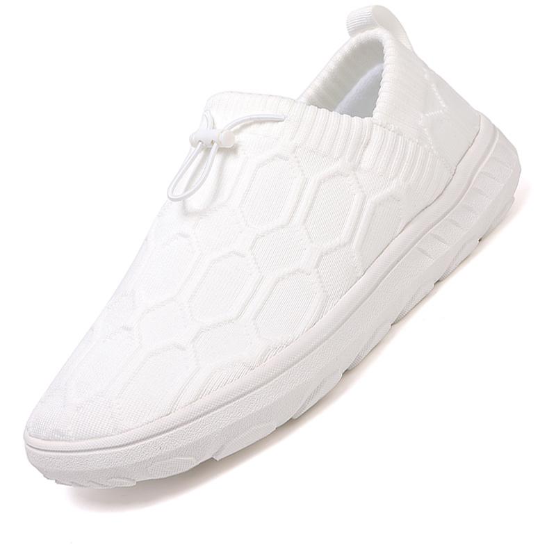 Breathable Knitted Casual Sports Shoes Wide Toe Box Walking Shoes Light Elastic Outdoor Shoes Non-slip Sneakers