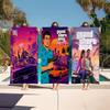 G-Grand T-Theft A-Auto VI Game Microfiber Blanket Quick Drying Beach Towels Oversized Printing Super Absorbent Pool Towel