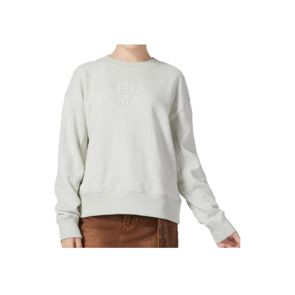 New PUMA Sweatshirts Women's White 623497-17