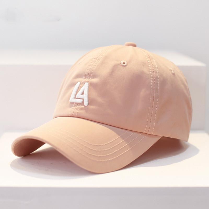 Cotton Baseball Cap For Women With Letter Embroidery Sun Protection For Spring Summer Casual Wear
