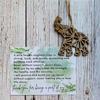 M-Modern-Elephant Postcard Pendant Home Decoration Wooden Pendant Elephant Friendship Pendant
