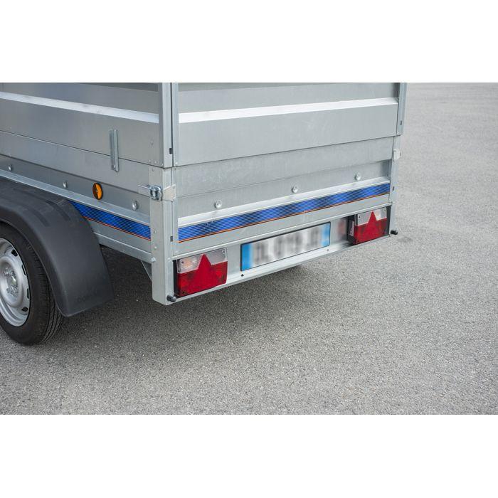 Feu de remorque - impex sas - 553908 - 6 fonctions - dimensions 217x138x52 mm - rouge