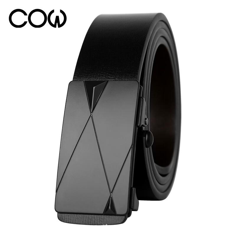 COW Men's Automatic Buckle Cowhide Belt