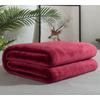 Flannel Blanket Summer Air Conditioning Throw Soft Fleece Office Nap Blanket Single Layer Double Sided Plush All Season Blanket