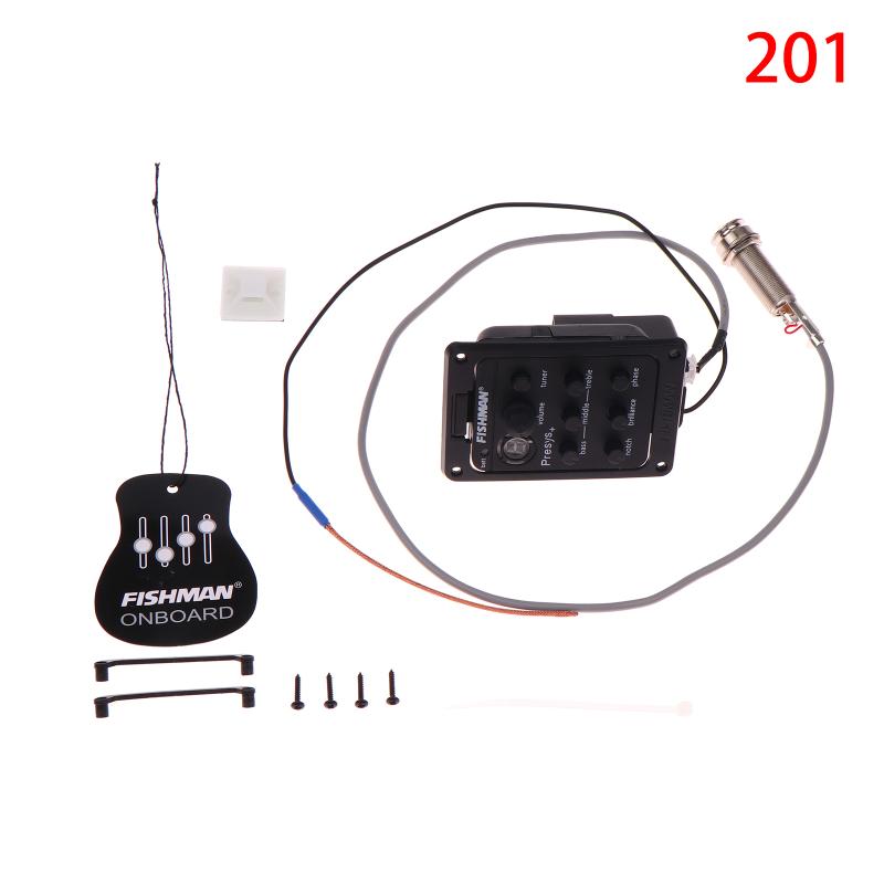 301 201 Fishman Acoustic Guitar Pickup Electric Box Equalizer Eq Tuner Guitar Amplifier Fishman Presys Blend Preamp