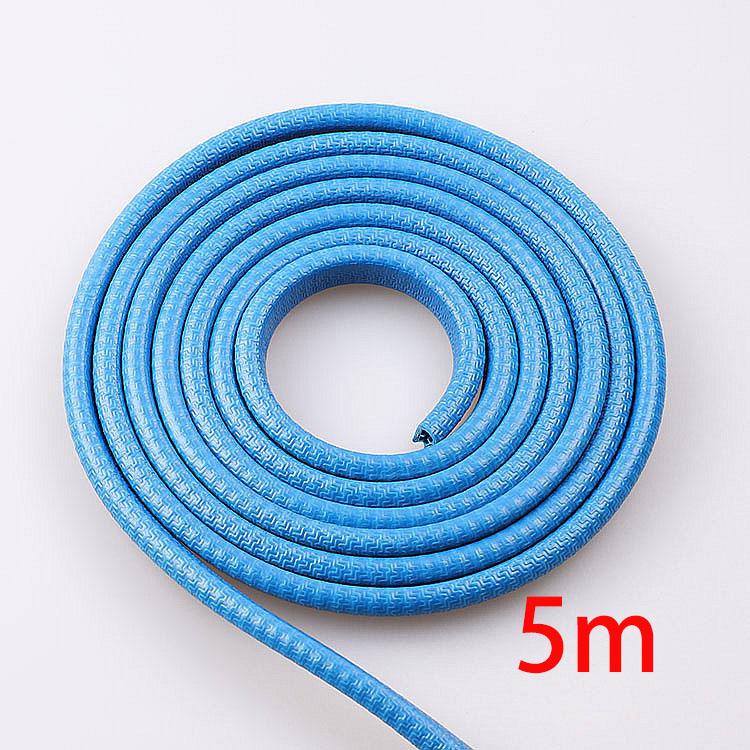 Car Door Protector Edge Scratch Strip Guard Trim Automobile Door Anti Collision Protection With Steel U Shape Edge Rubber Seal Interior Mirrors 6