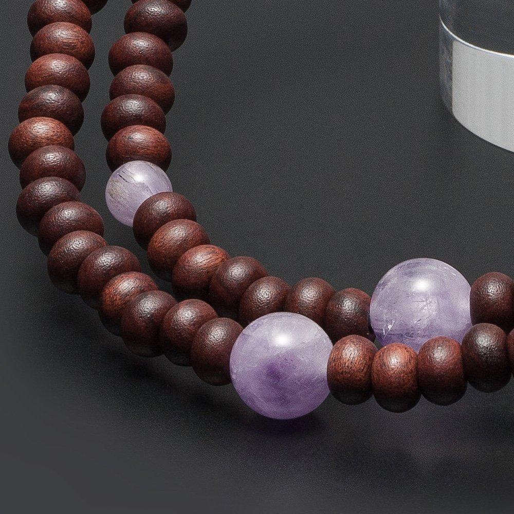 Altar Shop Takita Specially selected bracelet prayer beads 108 beads Rosewood Shiun stone finish Genuine prayer beads bracelet prayer bracelet prayer