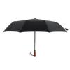 Hanyou Automatic Sun Protection Umbrella with Solid Wood Handle