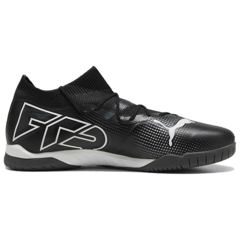 PUMA Future IC IN Mens Football Shoes Black White 107721-02