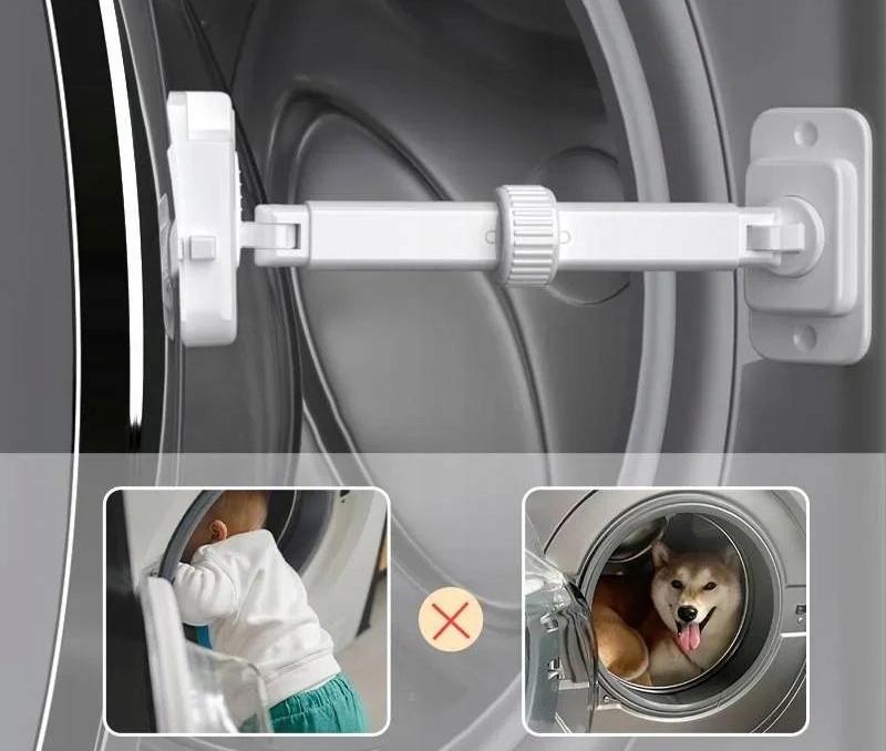 Tilting Windows Security Abs Adjustment Children Windows Lock For Washing Machine