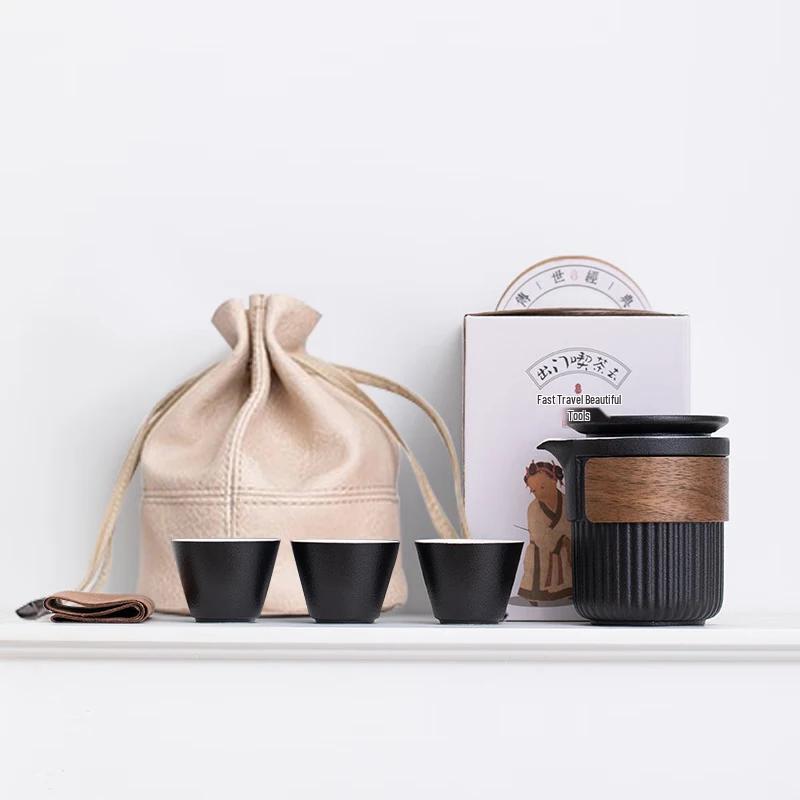 Pinjian Portable Ceramic Kung Fu Tea Set