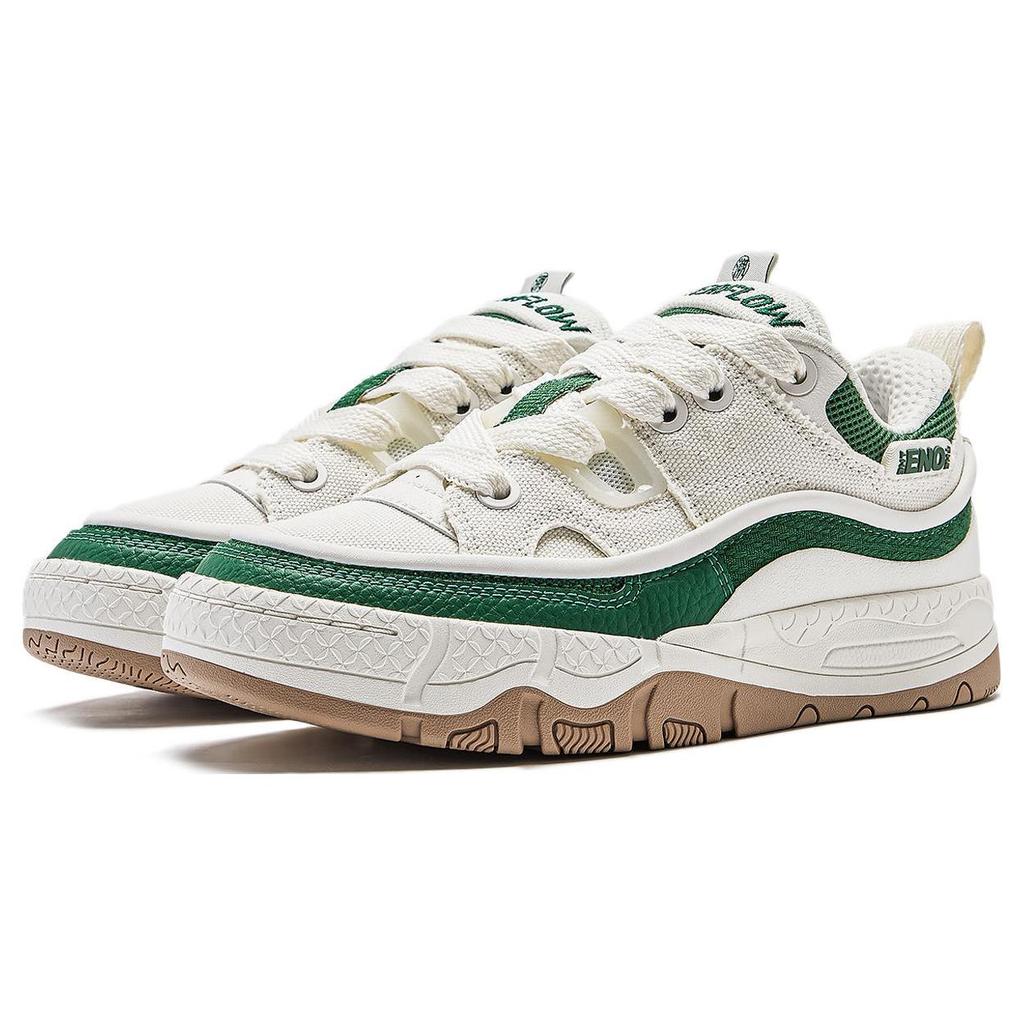 Li Ning CF Yuh 3.5 Dirty Bag Comfortable And Breathable Abrasion Resistant Low top Casual Shoes Women's Mist White AGCT332-1