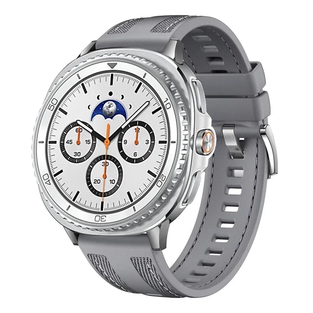 Nylon+Silicone Band For Samsung Galaxy Watch 8 44mm 40mm Replacement Correa Sport Bracelet for Galaxy Watch 8 Classic 46mm Strap