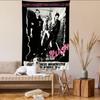 CClash TThe Band Cartoon Tapestry Bohemian Wall Tapestries Mandala Wall Hanging Sheets