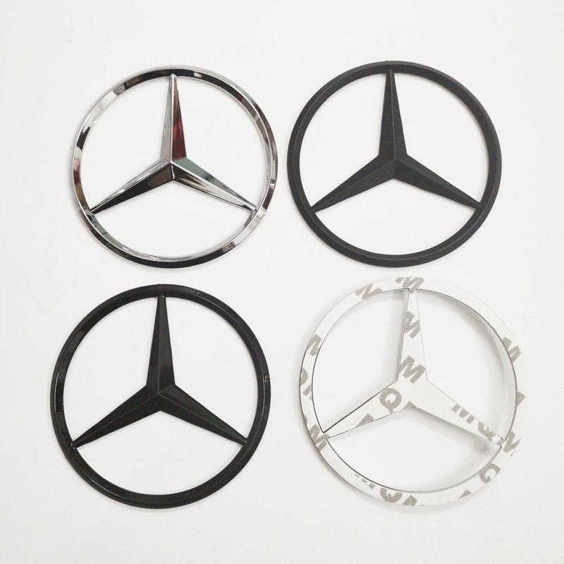 CSF1 9CM ABS Rear Trunk Emblem Badge Sticker Replacement Fit Mercedes Benz C180 E320 A200 CLA CLK CLS ML W164 W203 W204 W168 S320