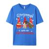 Gnome Family Christmas Gnomies Xmas Tshirt Black Family Leisure T Shirts Cotton Unisex Tops T Shirt Printed On