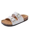 Pantoufles en liège pour hommes, été, nouvelles chaussures à semelles épaisses résistantes à l'usure, pantoufles de plage tendance et cool