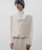 Untage Wool Tuxedo Crop Jacket[White(Unisex)]_Uth-Fb10