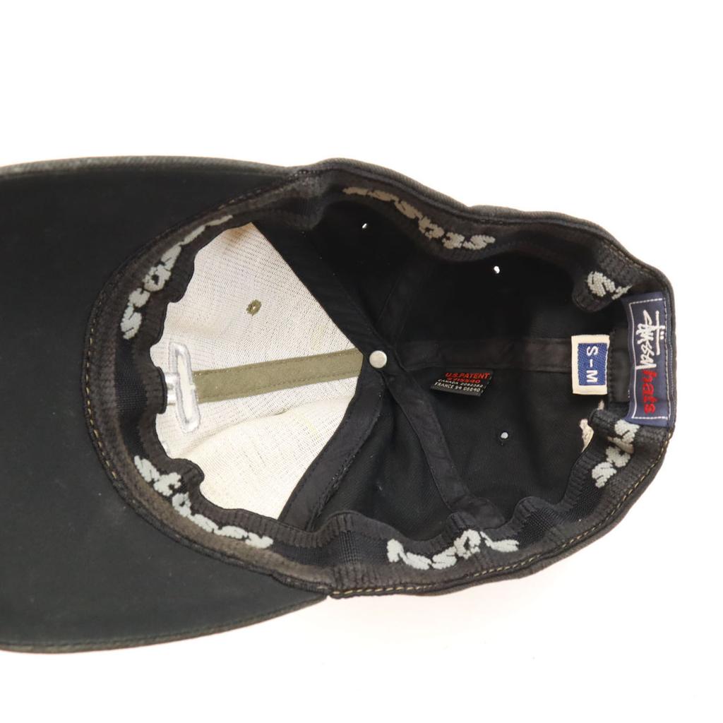 Stussy 90s Old Cap S-M Beige X Black Hat Men's Used