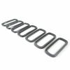 7 Set Front Grill ert Trim Grille Guard  for Jeep Renegade 16-18 Carbon Fiber