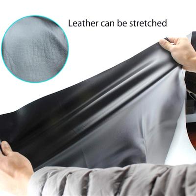 Universal Motorcycle Leather Seat Cover Trimmable Waterproof Elastic Seats Protector Motorbike Repair Upgrade Spare Parts