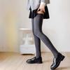Large Over Size Ladies Thigh High Long Socks Plus Size Women Knee Sock Black White Striped Stockings Leg Warmers