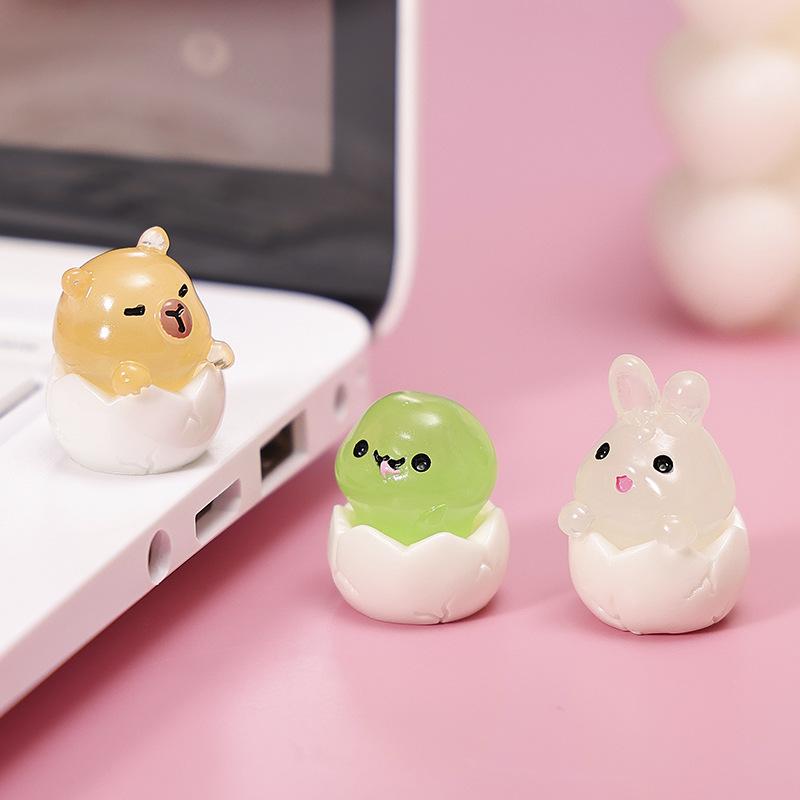 Ozdoby pro mikro krajinu, Roztomilé karty se zvířátky, Zvířecí skořápky, Domácí stolní, Pryskyřičné řemeslné dekorativní ozdoby