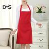 Oilproof Kitchen Apron with Pocket Waterproof Sleeveless Grease Resistant Cooking Apron for Baking