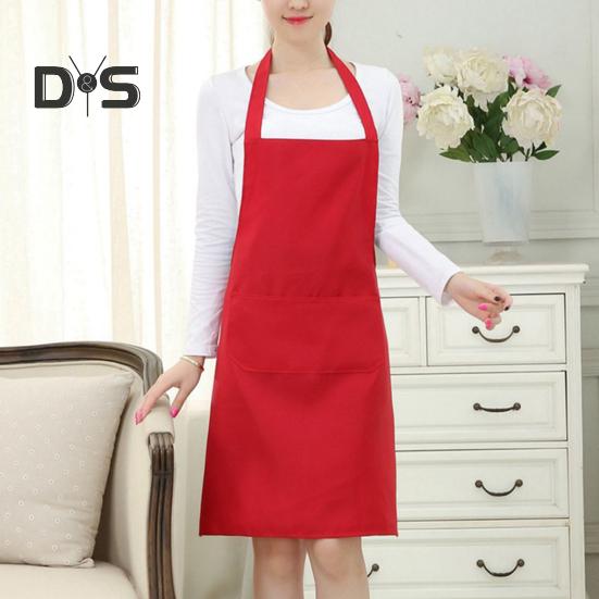 Oilproof Kitchen Apron with Pocket Waterproof Sleeveless Grease Resistant Cooking Apron for Baking