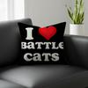 Battle Cats Cushion Cover Natural Linen Pillowcase Set, All-In-One Decor For Sofa, Bedroom & Chair
