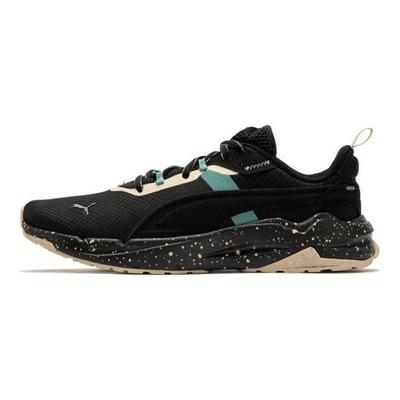 Stride Stoff Synthetikleder Mesh Freizeit Low-Top Sneaker Unisex Sneaker Schwarz 389424-02