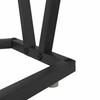 Coffee Table Sonoma Oak 80 x 40 x 40.5 cm Plywood and Metal