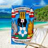 Newcastle United Wappen Aufgedrucktes Strandtuch, Super Weiche Mikrofaser, Perfektes Geschenk Geburtstag, für Pool, Strand, Reisen, für Familie und Freunde