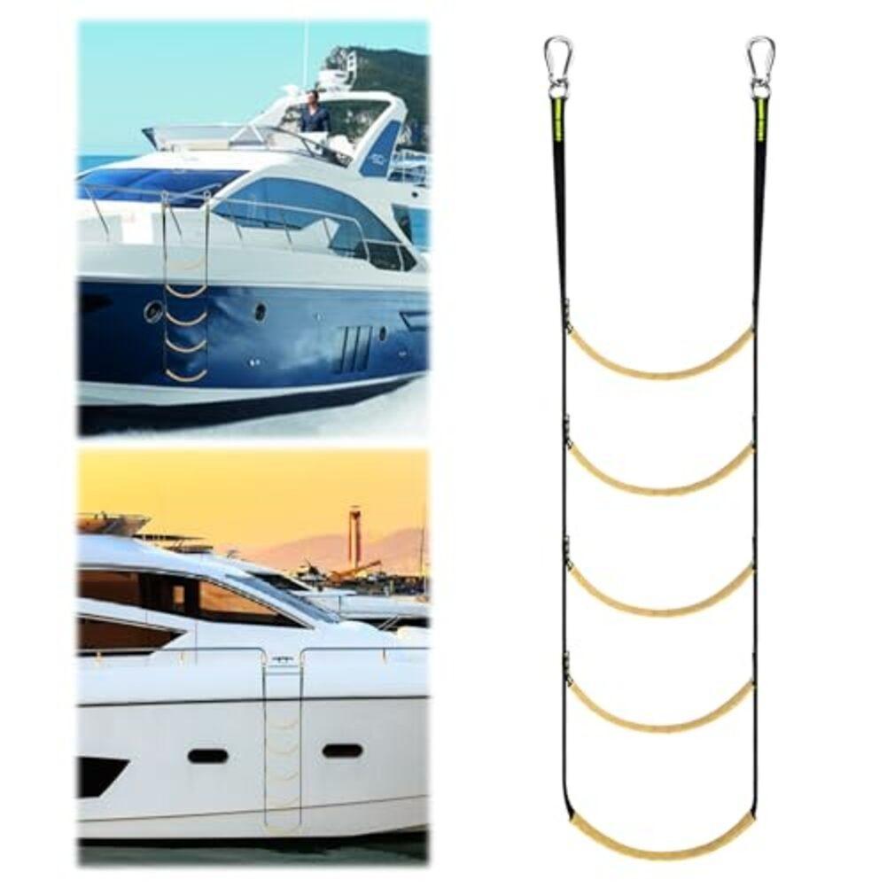 Foldable Ladder Kayak Boarding Ladder Marine Rope Ladder