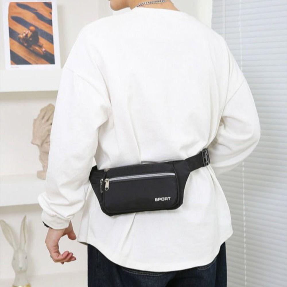 Anti Splash Sport Fanny Pack Large Capacity Mobile Waist Bag Walking Running Waist Bag  Women