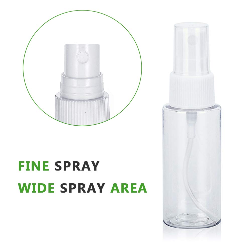 Spray Bottle, Cosmetic Spray Bottle, Fine Bottle, Spray Pump Bottles, Travel Bottle Set (30ml, 4 Pack)