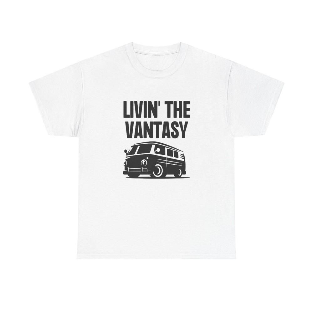 

Футболка Living The Vantasy Traveling Graphic Retro Unisex Тяжелый хлопок M