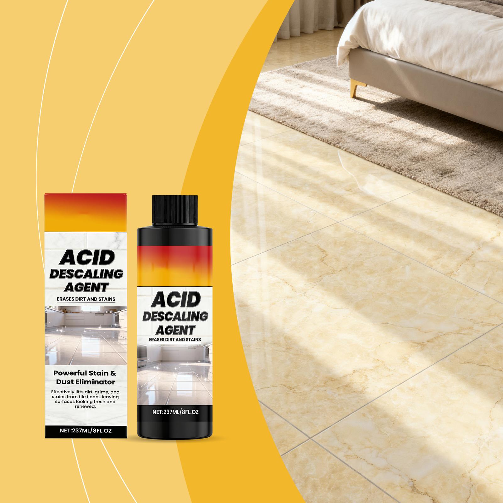 

Tile Cleaner With A Gentle That Cleans And Shines Tile Surfaces And Grout Lines, Perfect For Home Floor Care.237ml One Size білий