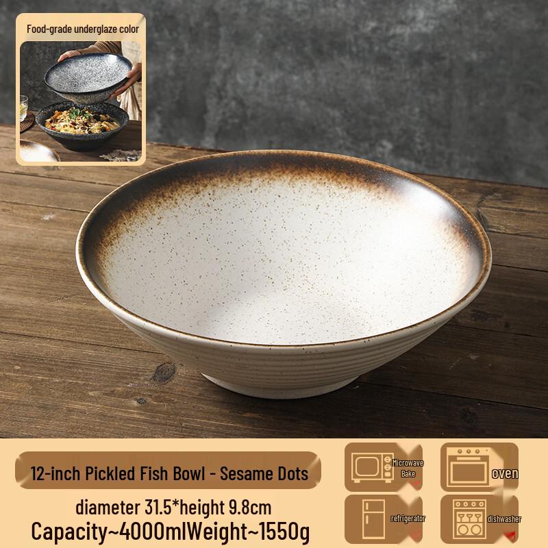 ZISIZ Kommerzielle Große Servierschüssel