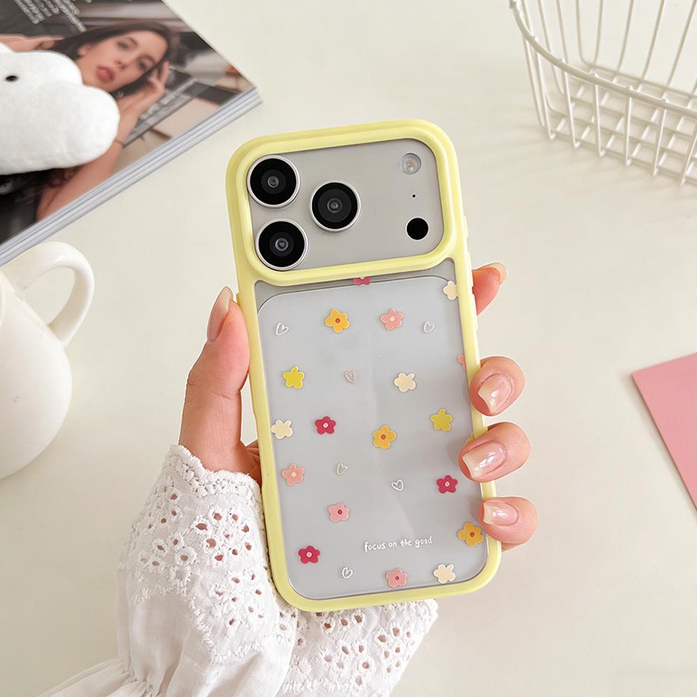 Spring Floral Yellow iPhone Case - Drop-Proof Cover for iPhone 14/15/16/17 Pro