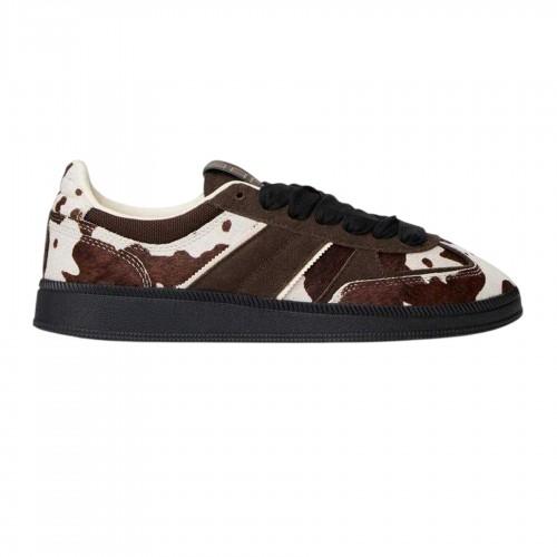 Tommy Jeans Womens/Ladies Greenwich Cow Print Leather Trainers
